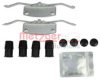 METZGER 109-1837 Accessory Kit, disc brake pads